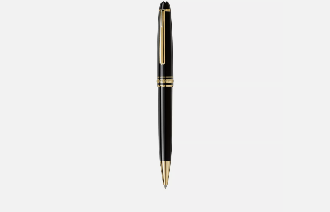 Montblanc Meisterstuck Classique Ballpoint Pen Gold 164 .Unique Gifts.