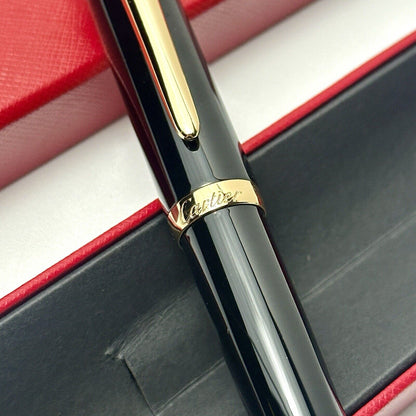 Cartier Black & Gold Executive Rollerball Pen – Rare VIP Luxury Gift-Limited Edition