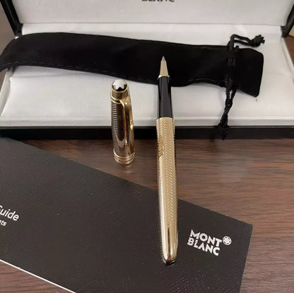 NEW Montblanc Meisterstück 163 Full Gold Special Edition Rollerball Pen – Luxury Writing