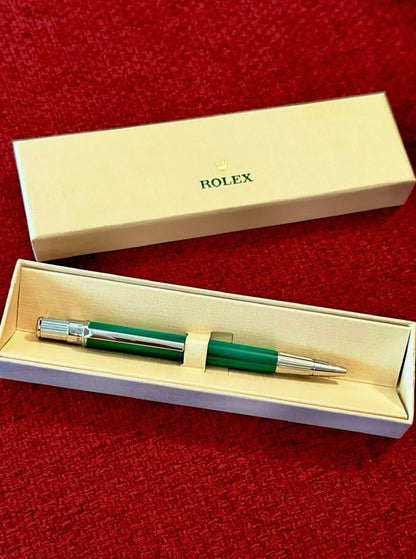 Rare Rolex Green Submariner Oyster Ballpoint Pen – Luxury Collector’s Gift | New in Box