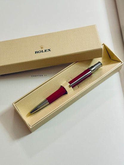 Rolex Red Submariner Oyster Ballpoint Pen – New in Box Luxury Advertising Gift