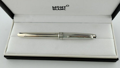 NEW Montblanc Meisterstück 163 Silver Classique Rollerball Pen – Luxury Writing Instrument with Box