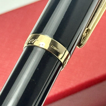 Cartier Black & Gold Executive Rollerball Pen – Rare VIP Luxury Gift-Limited Edition