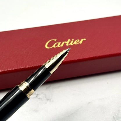 Cartier Black & Gold Executive Rollerball Pen – Rare VIP Luxury Gift-Limited Edition