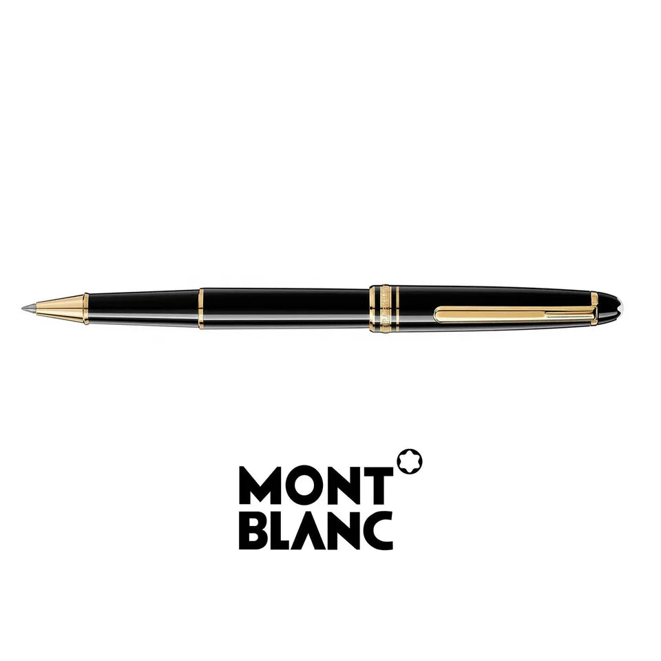 Montblanc Meisterstück Gold-Coated 163 Rollerball Pen – Timeless Elegance & Precision Writing